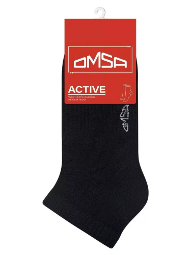 OMSA носки женские актив укороченные 151 nero р.39-41